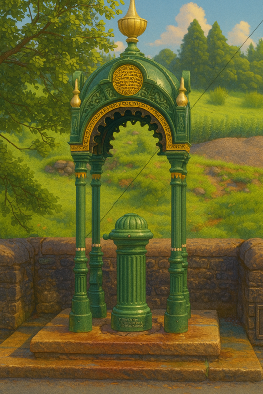 The restored Nenthead Fountain